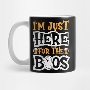 I'm Just Here For The Boos Halloween Ghost Cute Funny Mug